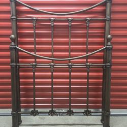 ANTIQUE BRONZE FINISH TWIN HEADBOARD AND FOOTBOARD-NEW