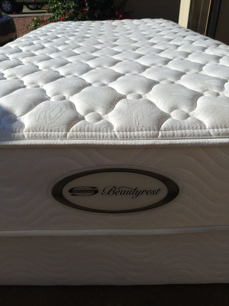 Twin mattress and boxpring$65