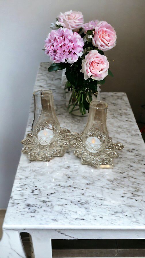 Vintage Crystal Fairy Lamp.