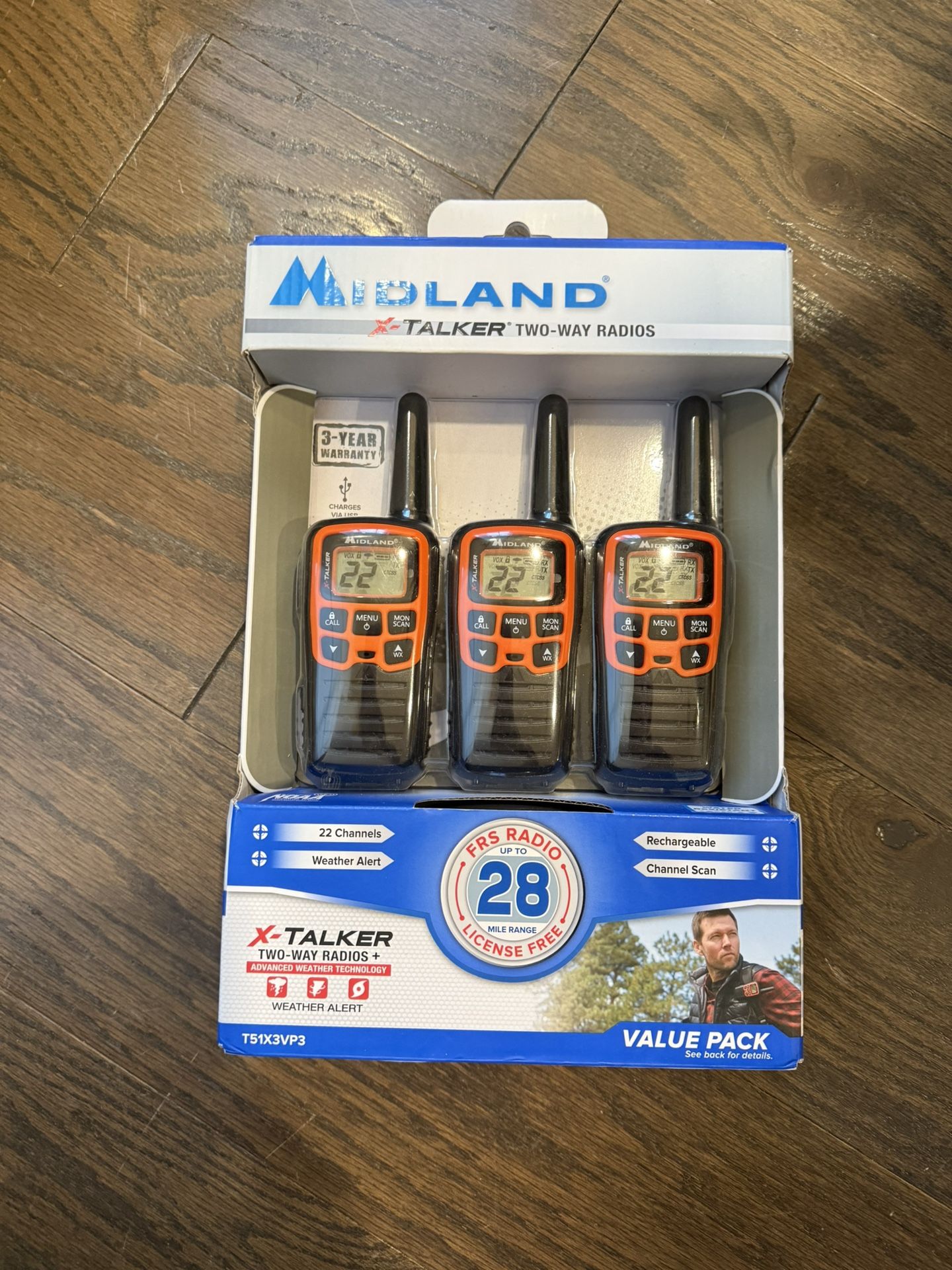 Midland X-talker 2 Way Radio - 3 Radios