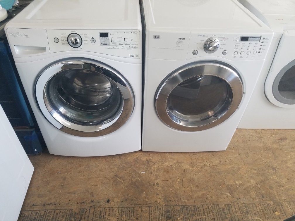 Washer and Gas Dryer