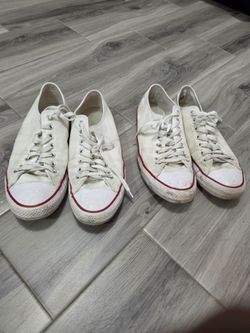 Men converse shoes size 9 and the other is 9.5