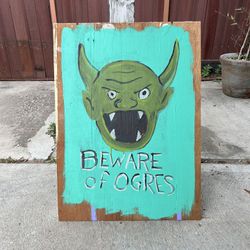 Fake Shrek Sign