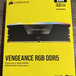Corsair Vengeance RGB DDR5 32GB (2x16gb) 6000MHz Desktop Memory