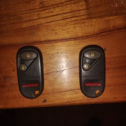 Honda Civic Key Fob & Original Honda Car Key