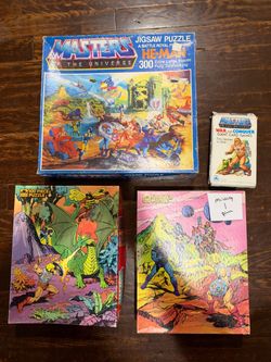 Vintage 80s Masters Of The Universe Jigsaw Puzzles