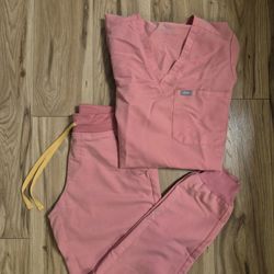 Light Pink Fig Scrubs 