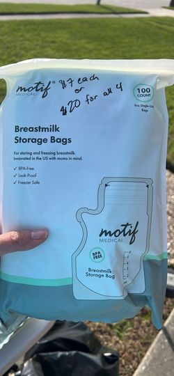 Breastmilk Bags 4 Bags 100 Count Each