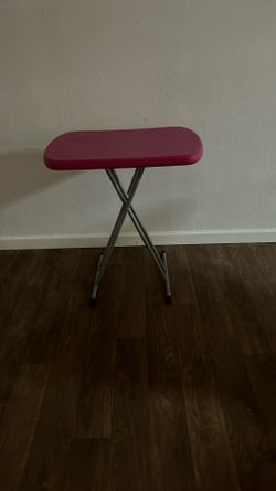 Pink Costco Brand Folding Adjustable Height Miscellaneous Use Table - $20