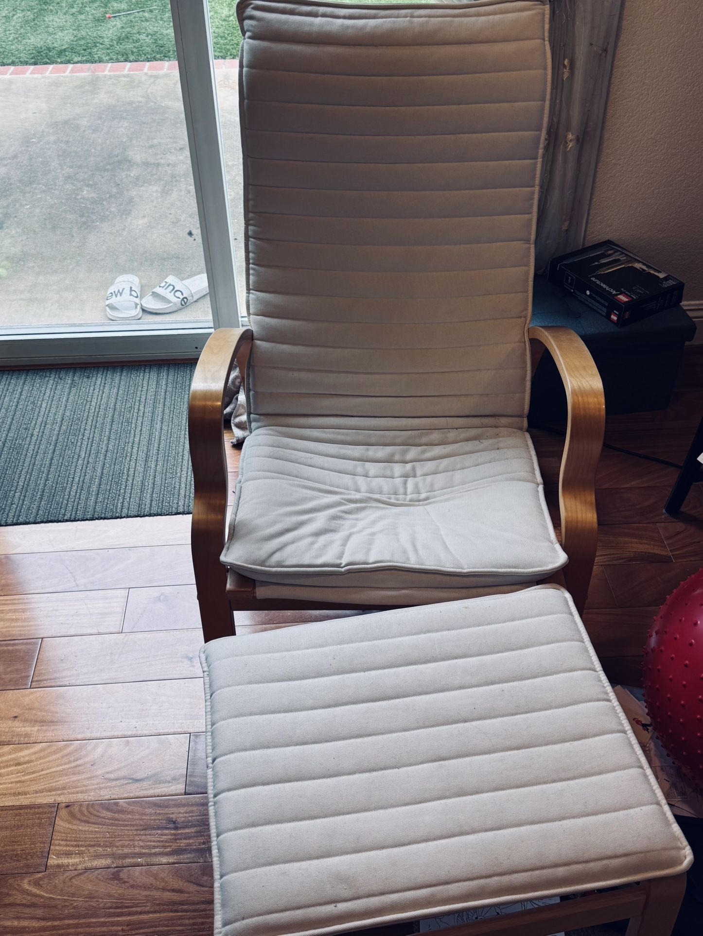 IKEA Arm Chair And Foot Rest