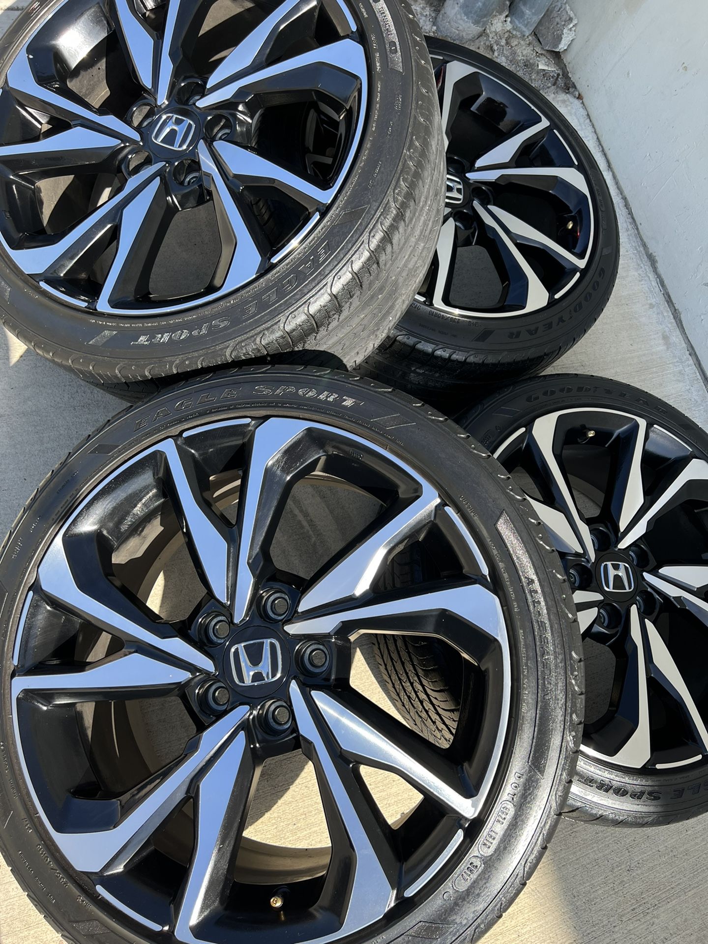 Rims Tires 18x8 5x114.3 Oem Honda Civic Sport Si Fit 2006 To 2022