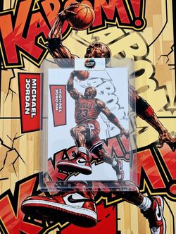 Michael Jordan Custom Blast Art Card