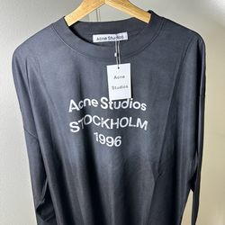 Acne Studios Stockholm 1996 Logo Long Sleeve size L