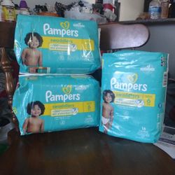 Tres Bolsas De Pamper # 6 Por Solo $24