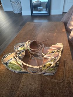 JLO Larenn Snake skin espadrille