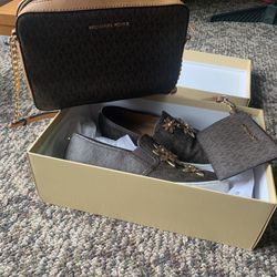 Authentic MK Bag, Shoes, And Wristlet