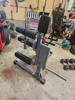Xmark leg curl extension machine