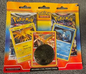 Pokémon Articuno Zapdos Moltres Blister 2 Pack