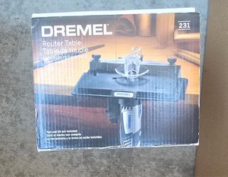 Dremel 231 Rotary Tool Compact Mountable Wood Shaper And Router Table Attachment