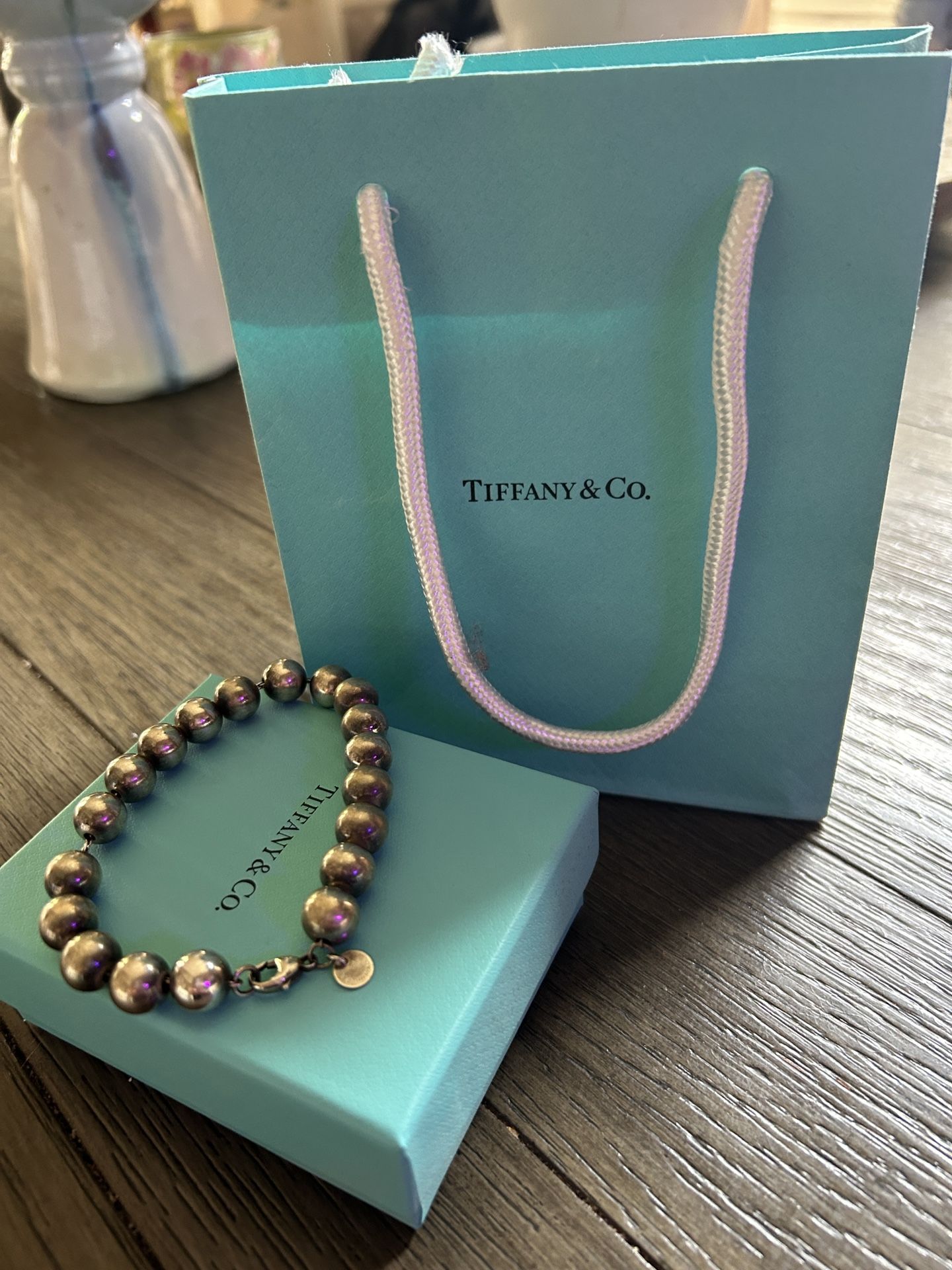 Tiffany & Co. 10mm Sterling Silver Ball Bracelet