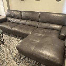 Large Charcoal Gray Sectional