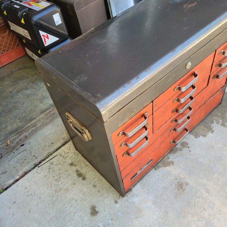 Rare 1950s 1960s Remline Mechanics Tool Box Vintage Craftsman for Sale