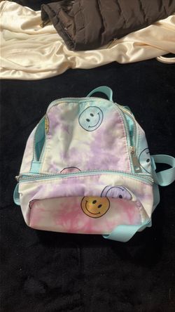 Smiley face mini bookbag