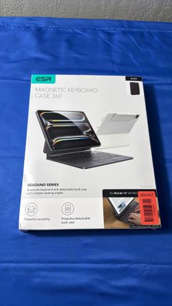 ESR iPad Air 13” M2/M3/M4 Keyboard Case w Trackpad Magnetic Stand Black