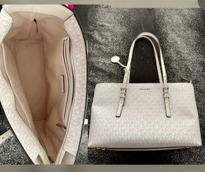 Micheal Kors. White purse.  Used once.  $35