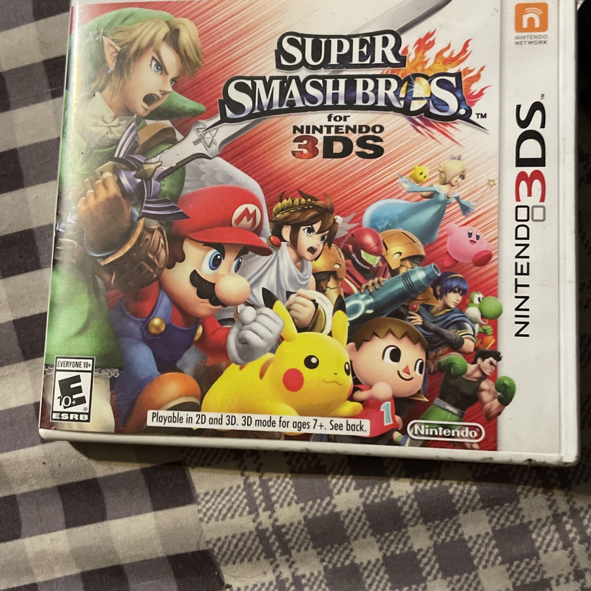 Super Smash Bros 3DS w/case and manual