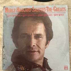 (9) VINTAGE MERLE HAGGARD RECORDS