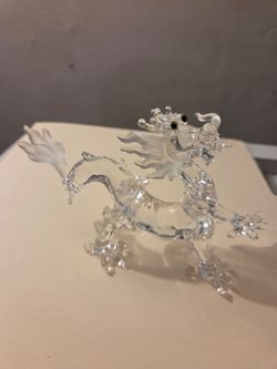 Swarovski crystals, Dragon and Pelican, first 80 dollars gets both.