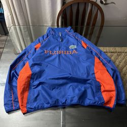 Vintage University Of Florida Gators 1/4 Zip Pullover Sweater 