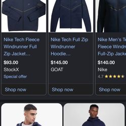 Nike Tech Navy Blue