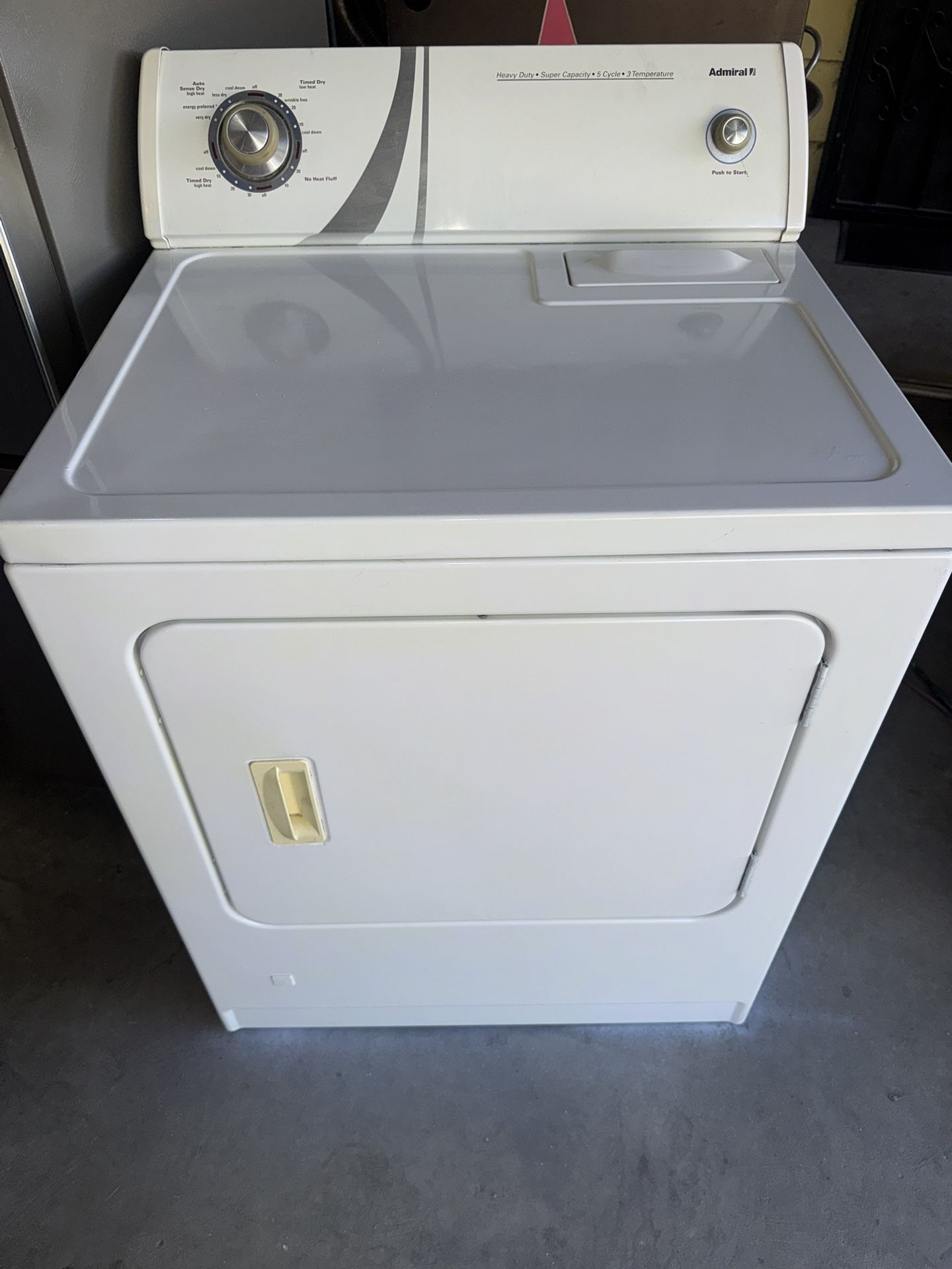 Admiral Gas Dryer Working 3 Month Warranty We Deliver