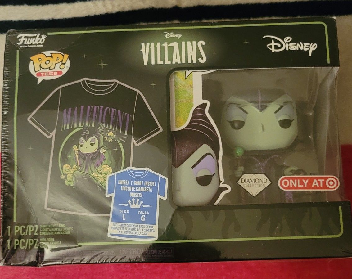 Disney Maleficent Funko Pop And Shirt
