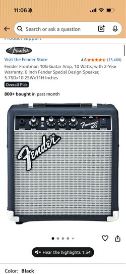 Fender 10G 10 Watt Amp