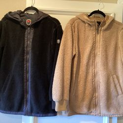 (2) Ladies Sherpa Winter Jackets/ Hood