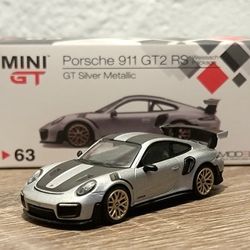 Very Rare!!!  MINI GT 63 Toysrus Porsche 991 Turbo GT2 RS Weissach Package GT 