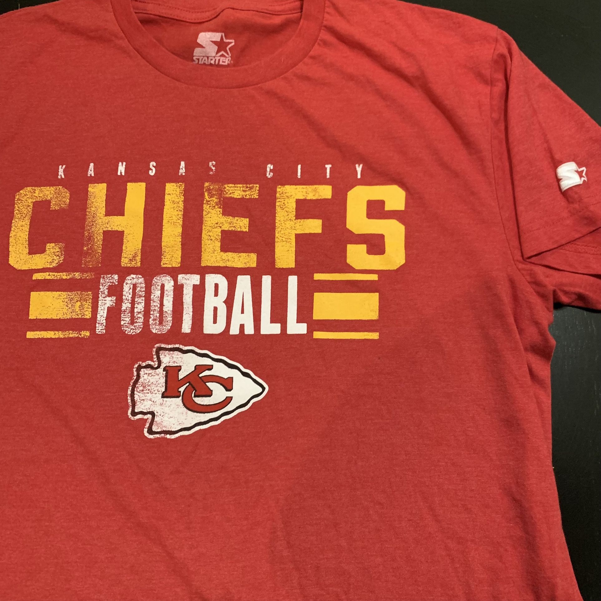 Kansas City Chiefs Vintage Starter Tshirts Size Large
