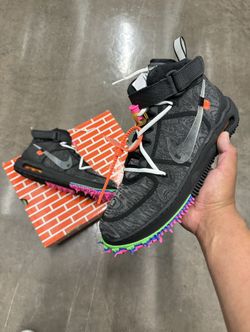 Nike Air Force 1 Mid  “Off-White Black” Size 11.5m IN HAND BRAND NEW 