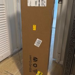 Queen Bed With Storage Drawers On Side And Queen Pillow top Mattress And Box Spring 
