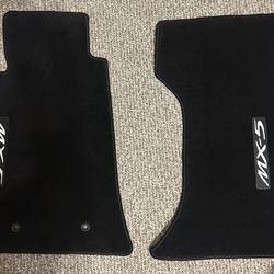 Floor Mats by Mazda - Black Carpet - MX-5 Miata 2006-2015 Embroidered Logo