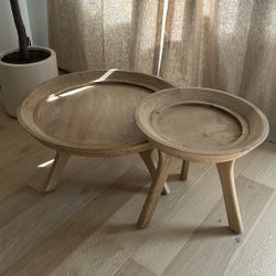 Pottery Barn Nesting Coffee Tables 
