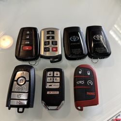 Automotive Fobs Car Keys Car Remote Control  Push Start Remote Start 