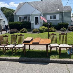 Free Stuff! Dining Table, Chairs Misc Items 
