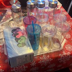 cups, machine tape  new