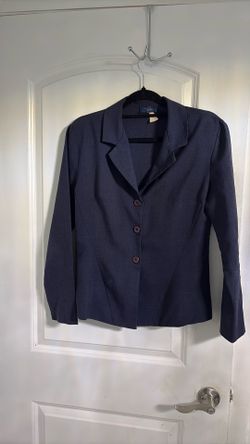 Navy Blue Women's Blazer Jacket