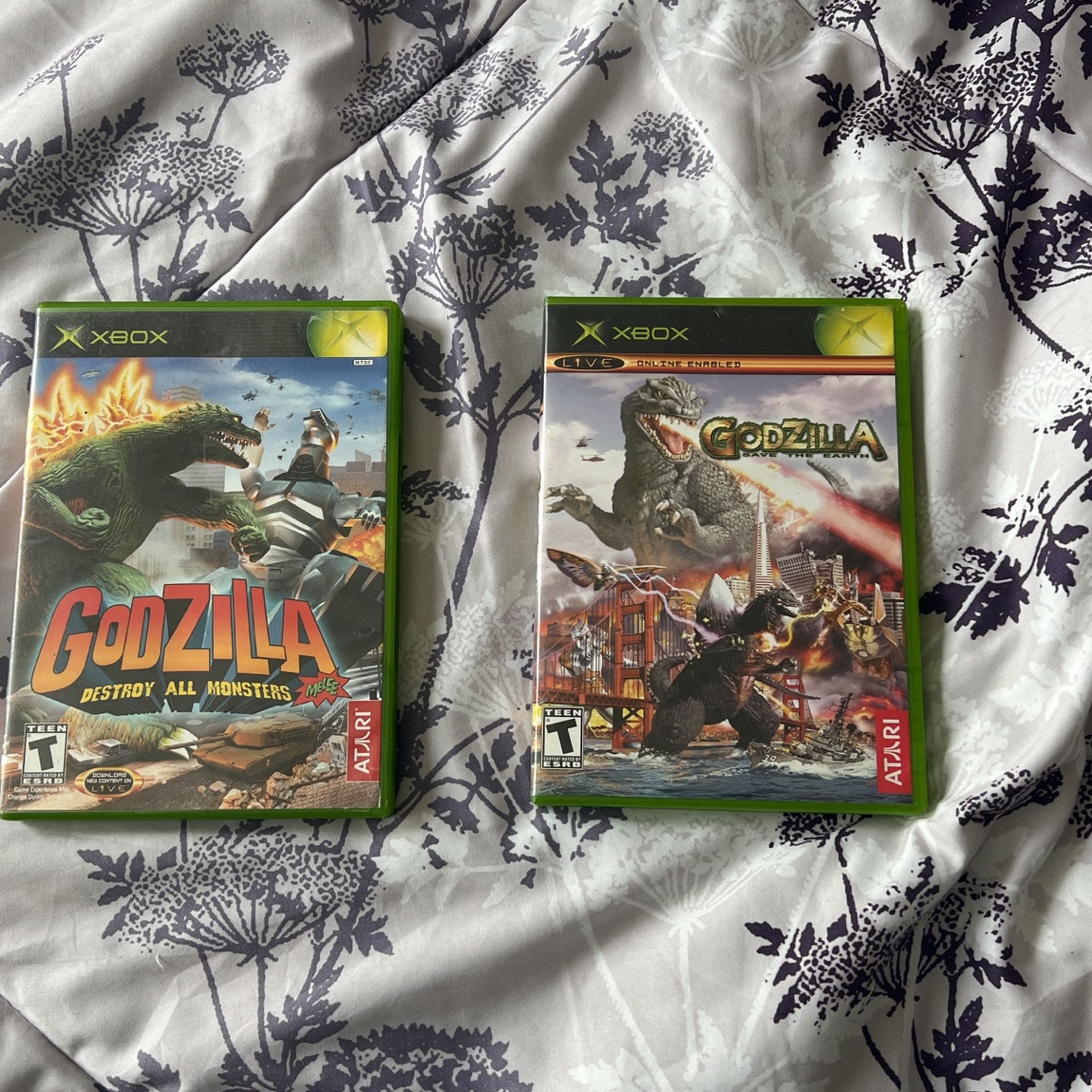 Original Xbox Games - Godzilla Save The Earth & Godzilla Destroy