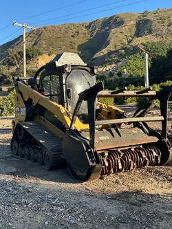 Skid steer loader molino mini cargador bobcat